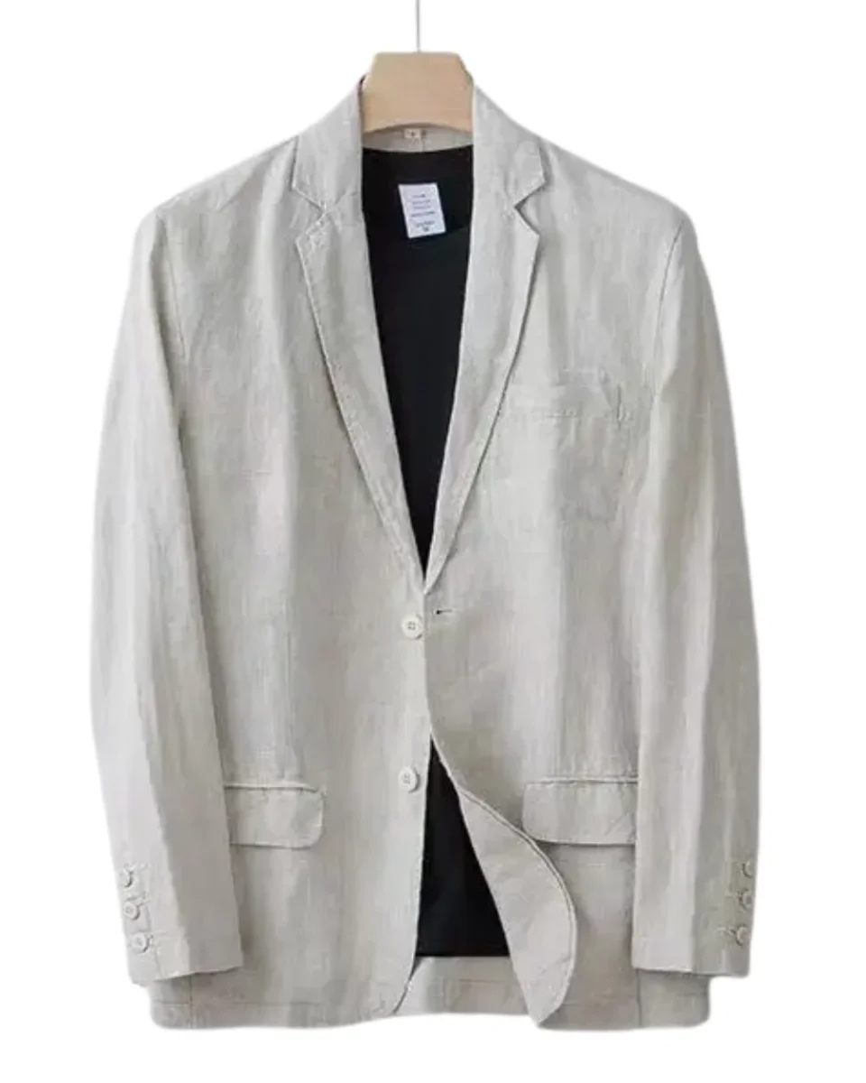 Elegante chaqueta de lino