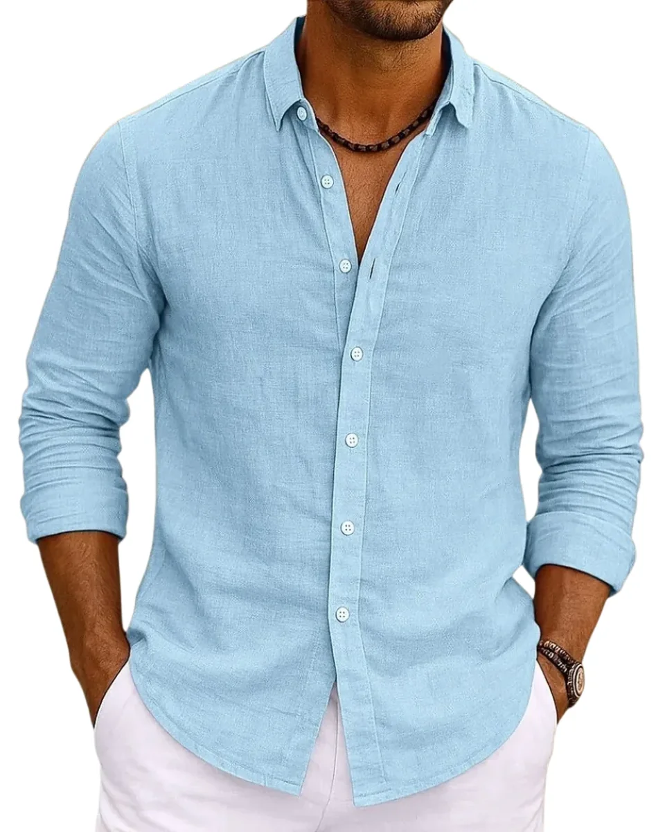 Camisa elegante de algodón - Imagen 2