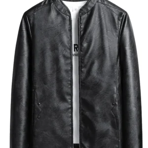 Chaqueta de cuero de estilo ejecutivo