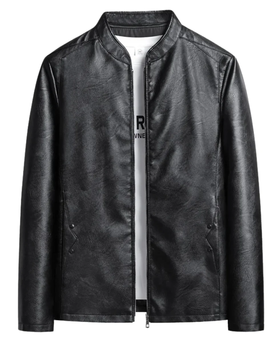 Chaqueta de cuero de estilo ejecutivo