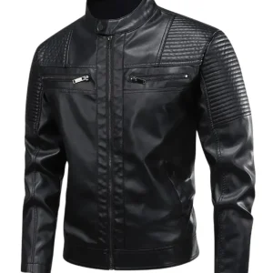 Chaqueta de cuero clásica