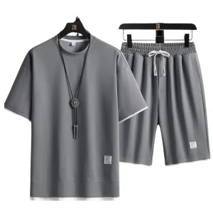Elegante conjunto de ropa de punto para estar por casa