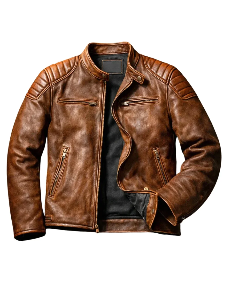 Chaqueta de cuero informal - Imagen 2