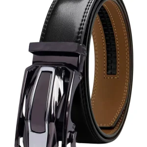 Cinturón elegante de piel