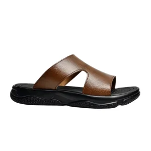 Sandalias elegantes de piel para hombre