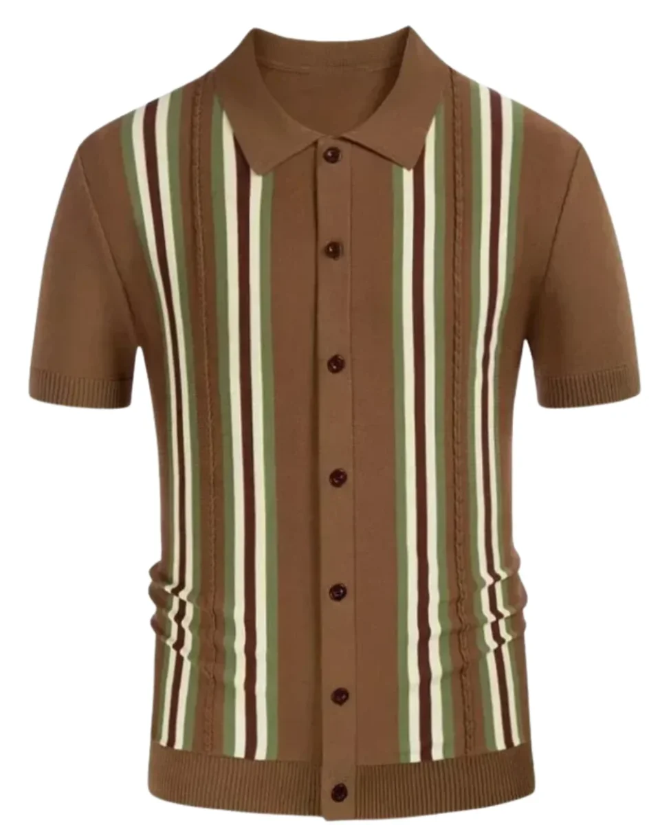 Camisa de punto de manga corta