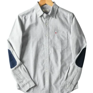 Elegante camisa de algodón tipo Oxford