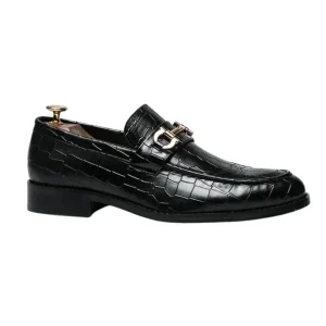 Mocasines de piel con hebilla