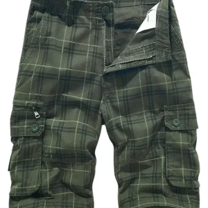 Pantalones cortos tipo cargo de algodón elegantes