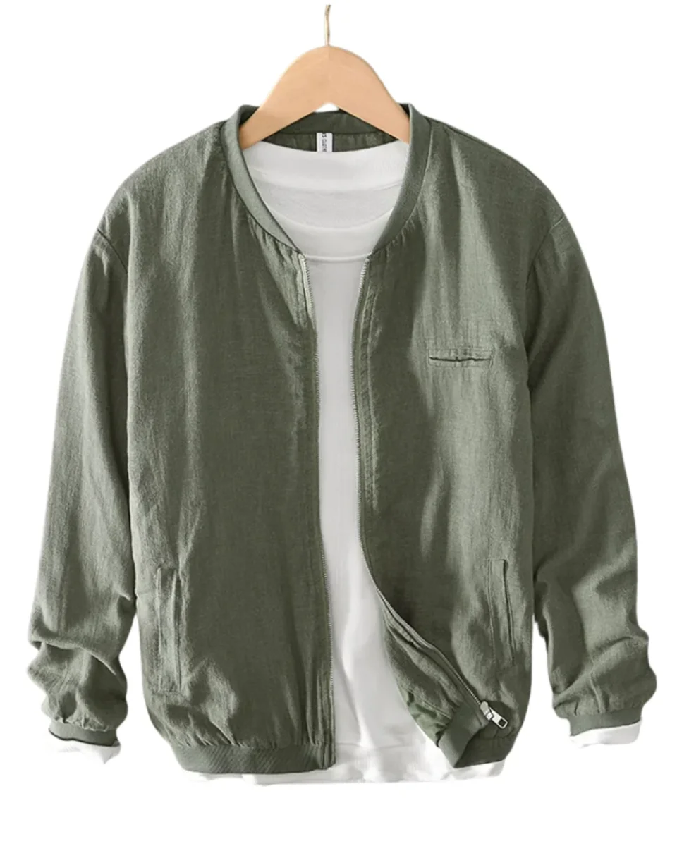 Chaqueta de lino italiano