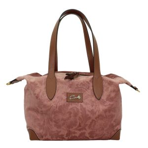 Bolsa de Viaje en Terciopelo Rosa