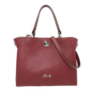 Bolso con Asa Corta y Dos Departamentos