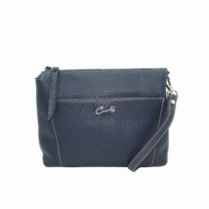 Bolso Bandolera de Mujer en Piel Granulada