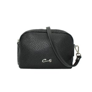 Bolso Bandolera en Piel Burbuja con Bolsillo en parte Trasera