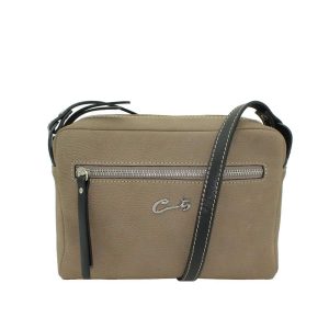 Bolso Bandolera en Piel Nobuk