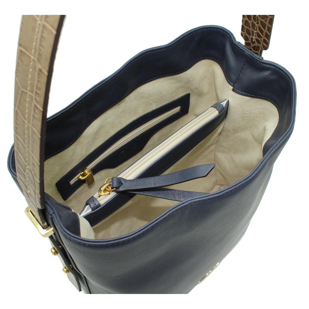 Bolso Hobo con Asa Combinada Grabado Coco - Imagen 4