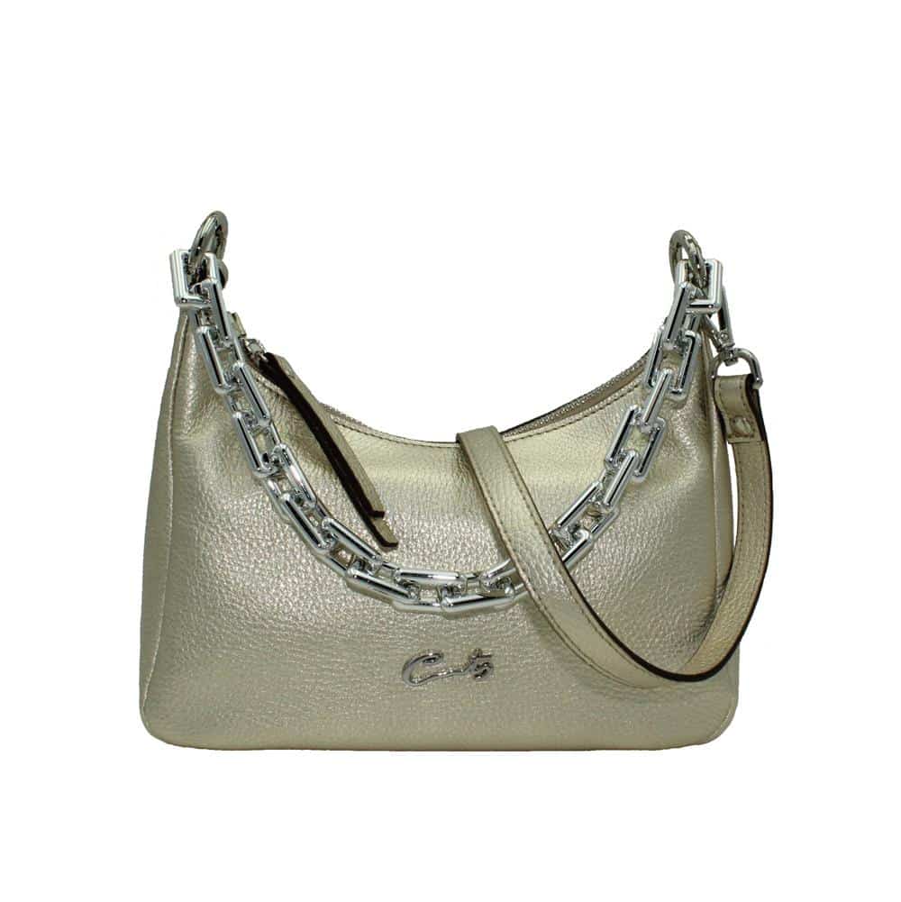 Bolso Hobo con Cadena y Bandolera