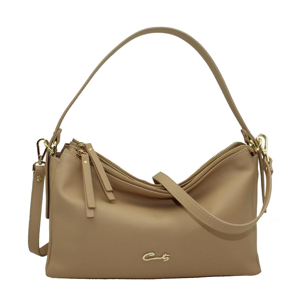 Bolso Hobo con Doble Cremallera - Imagen 2
