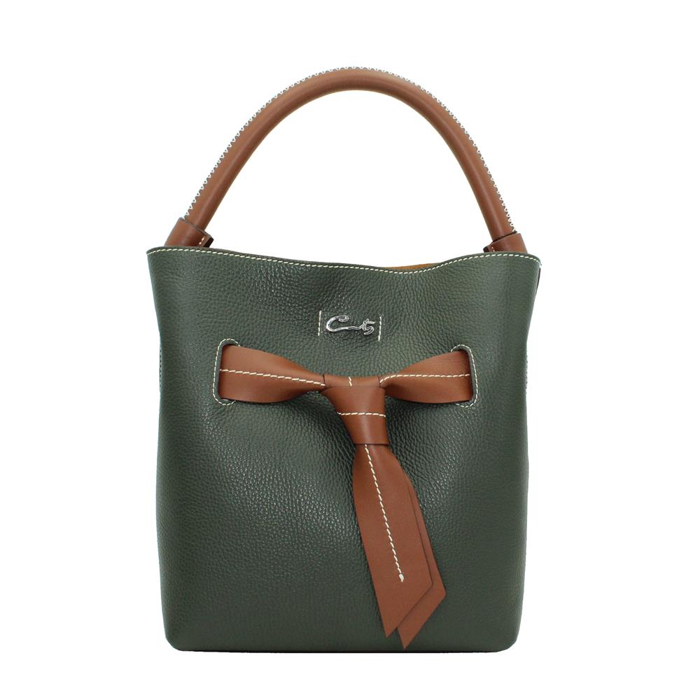 Bolso Hobo de Piel Granulada para Mujer - Imagen 2