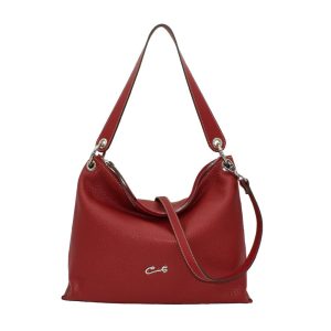 Bolso Hobo en Piel Burbuja con Bandolera