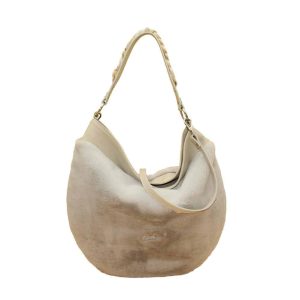 Bolso Hobo en Piel y Pelo