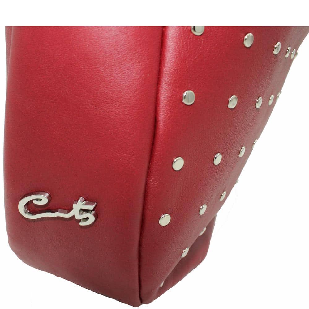 Bolso Hobo de Piel con Tachas - Imagen 4