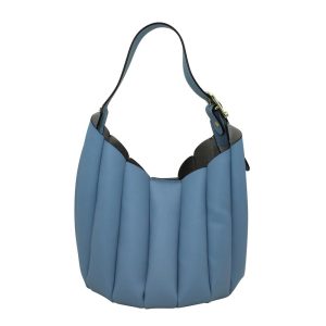 Bolso Mano Piel Pliegues