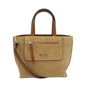 Bolso de Mano en Serraje y Coco