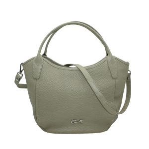Bolso en Piel Burbuja con Dos Asas de Mano