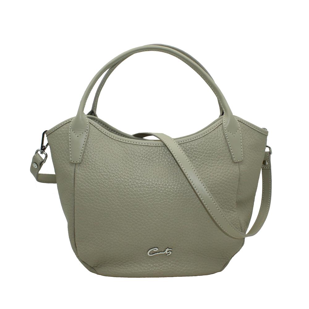 Bolso en Piel Burbuja con Dos Asas de Mano
