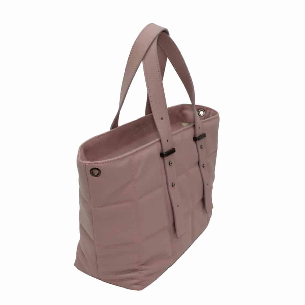 Bolso de Piel con Detalle de Costuras - Imagen 3