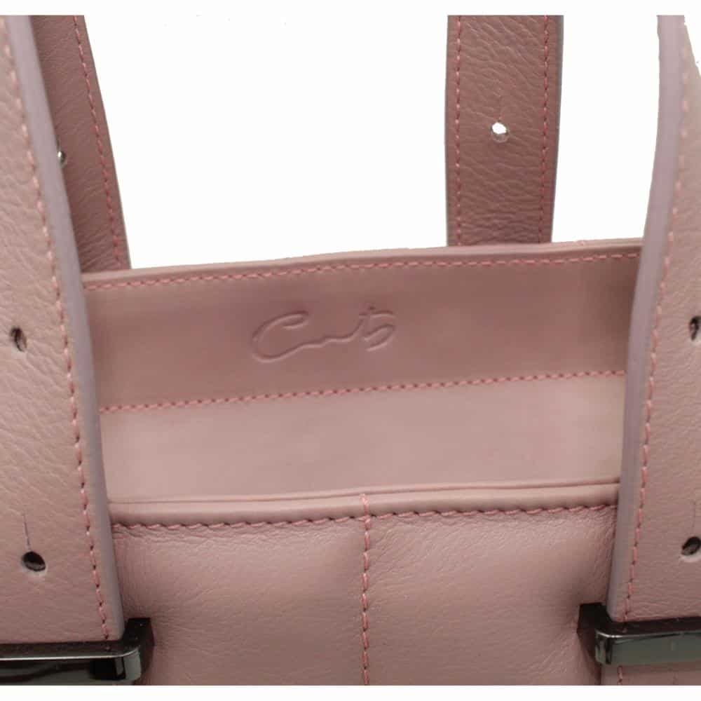 Bolso de Piel con Detalle de Costuras - Imagen 5