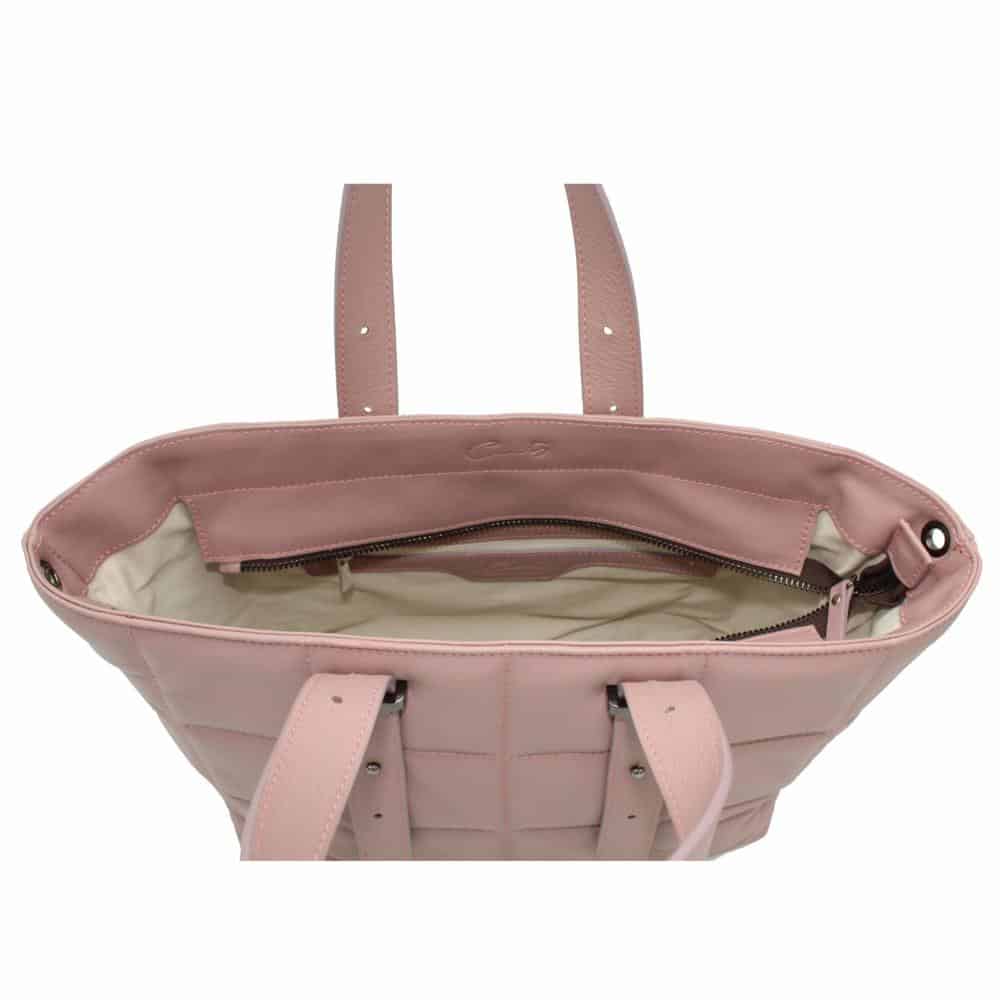 Bolso de Piel con Detalle de Costuras - Imagen 6