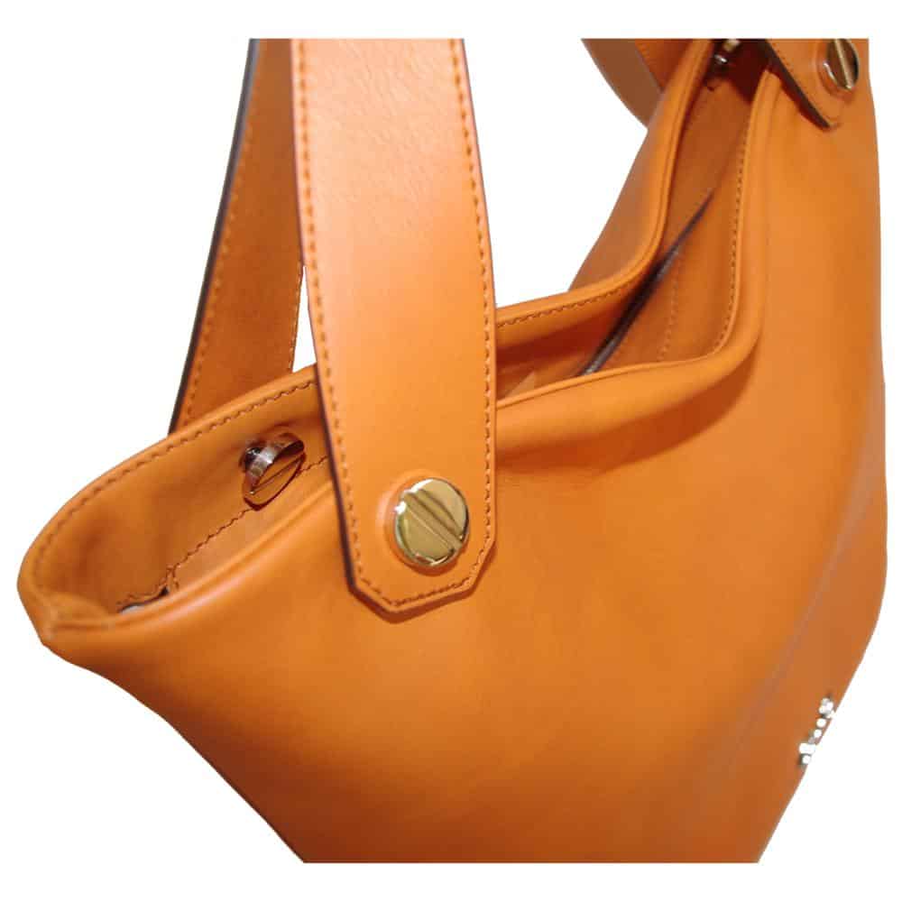 Bolso de Piel con Dos Asas y Efecto Sombras - Imagen 4