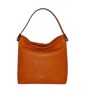 Bolso Hobo en Piel con Efecto Sombras