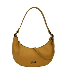 Bolso de Piel con forma de Media Luna