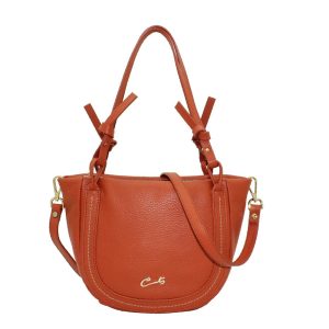 Bolso Shopping con Dos Asas con Detalles de Nudos
