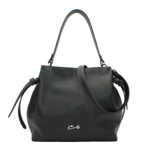 Bolso Tote con Asa Corta Tiras Piel y Bandolera