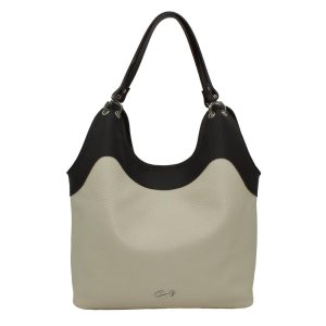Bolso Tote en Piel Burbuja Combinado