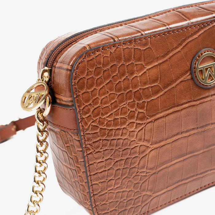 Bolso bandolera de mujer serie Croco Maties 20692 - Imagen 3