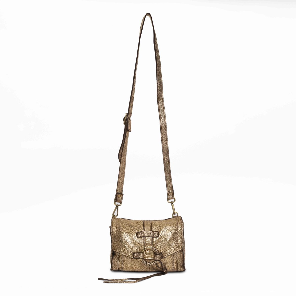 Bolso piel tapa anilla - Imagen 5