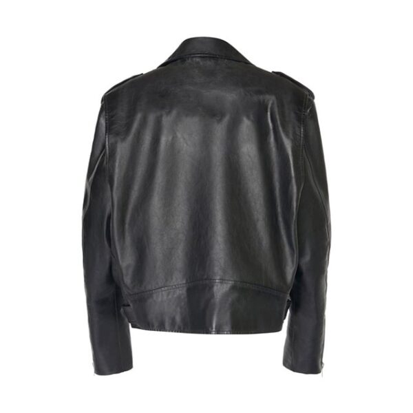 Chaqueta de moto de cuero auténtico Brando Biker Moto Racer - Imagen 3