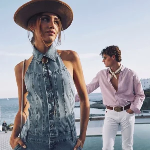 "Brenda Carine" vestido denim Lois