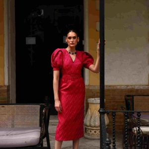 Vestido Catleya fresa MAGNOLIA KOBUS