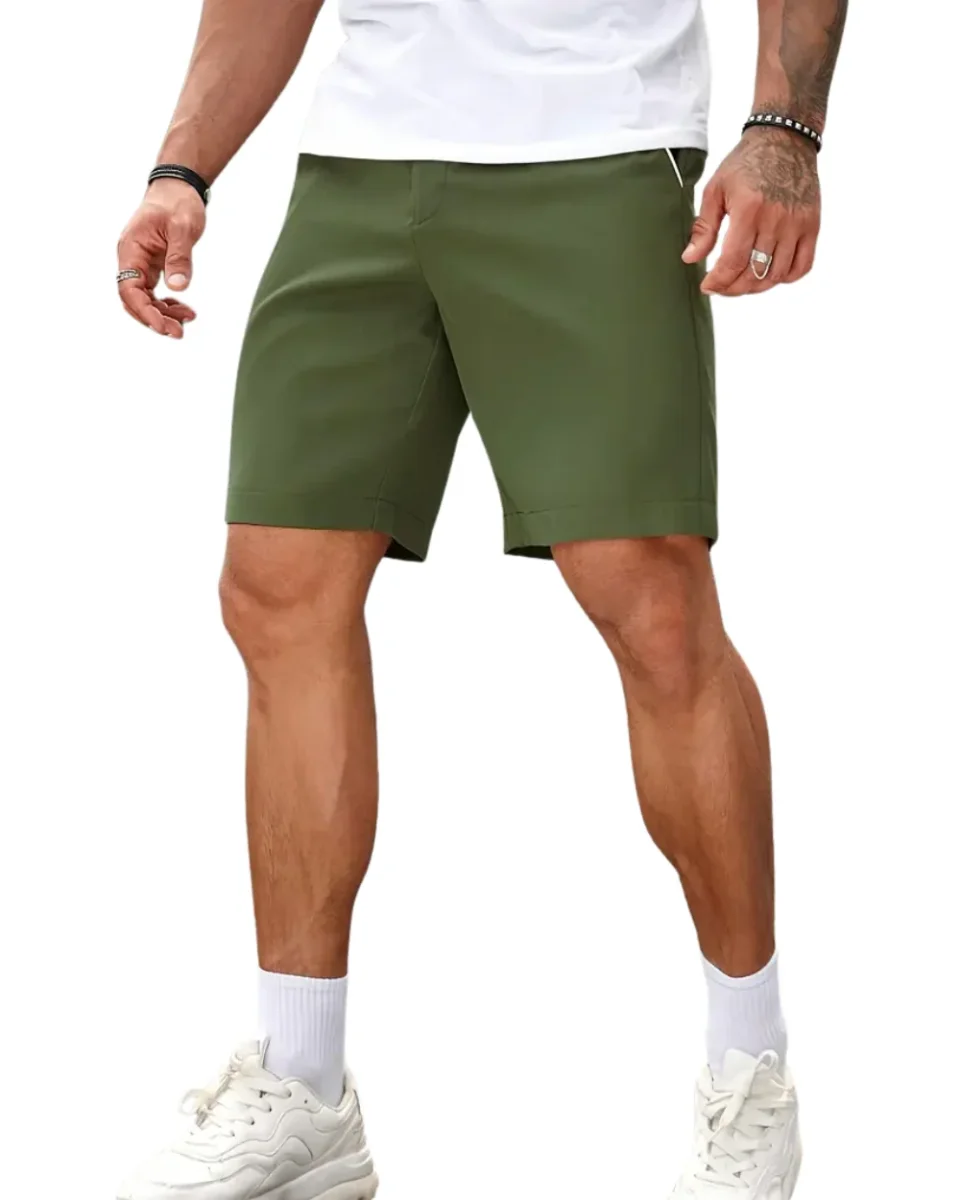 Pantalones cortos elásticos y elegantes
