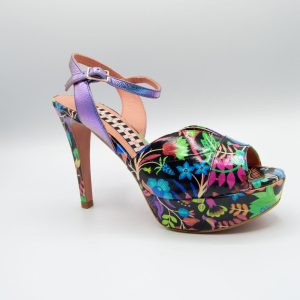 Sandalia estampada SARA VERDEL