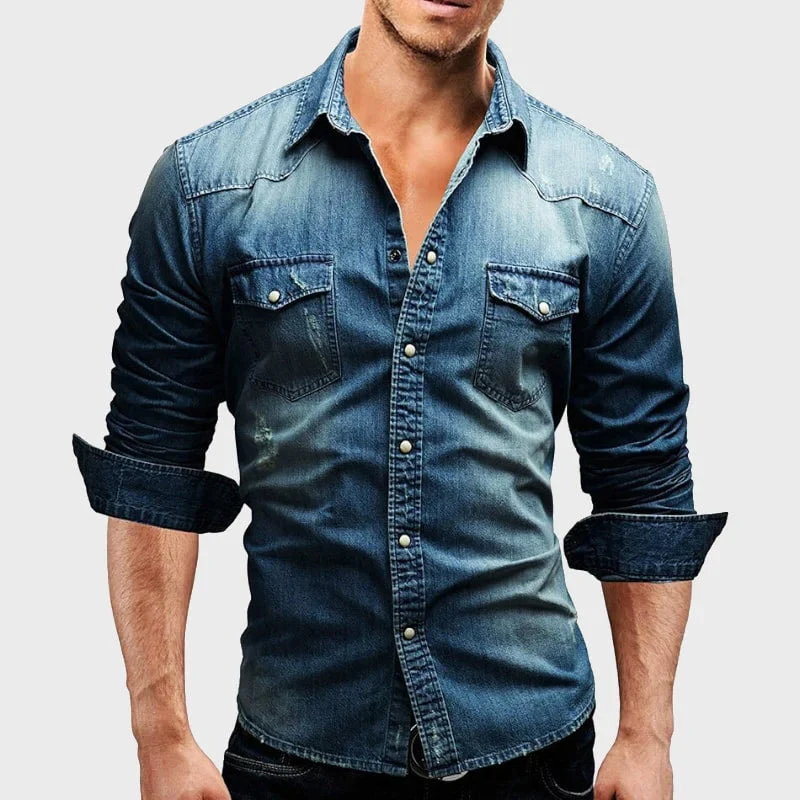 Camisa vaquera elegante - Imagen 3