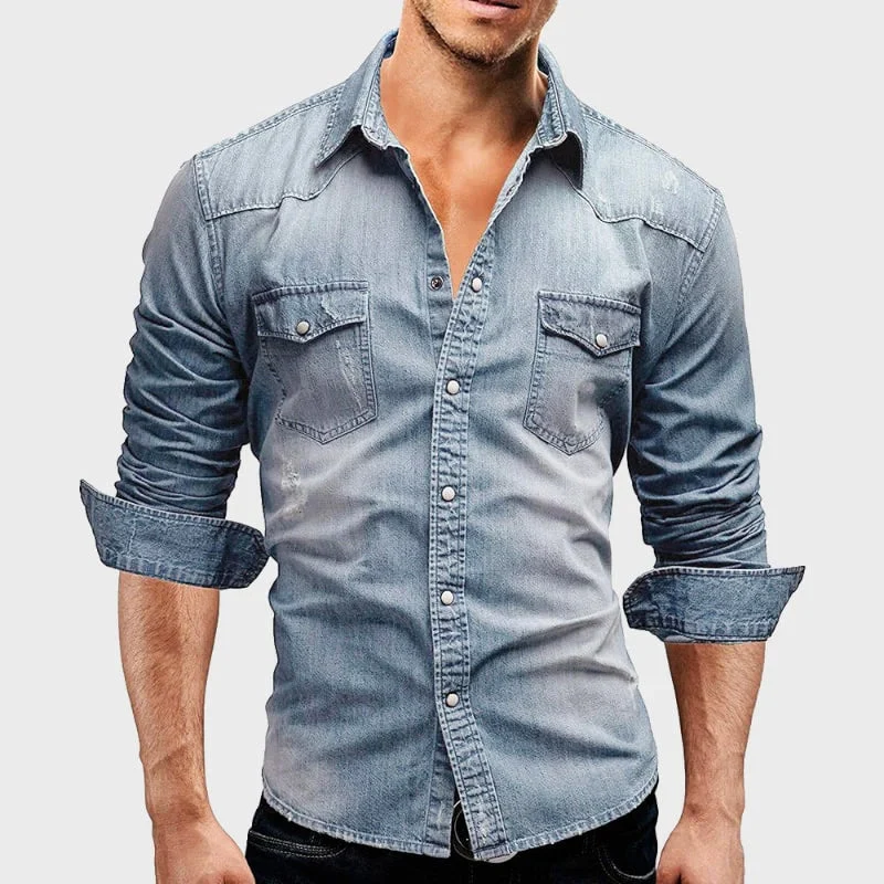 Camisa vaquera elegante - Imagen 4