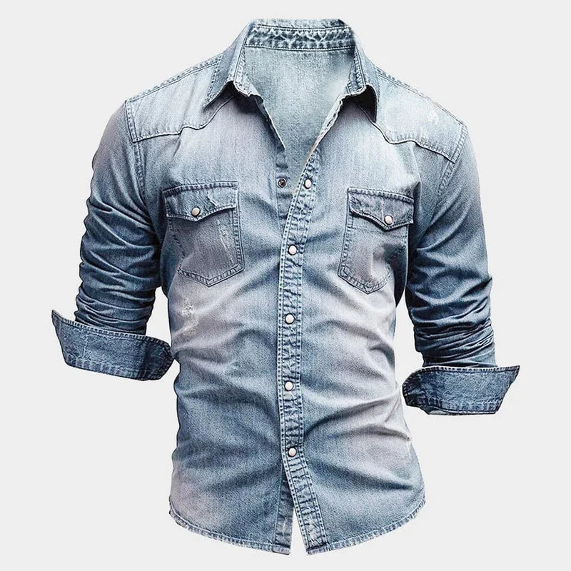 Camisa vaquera elegante - Imagen 7