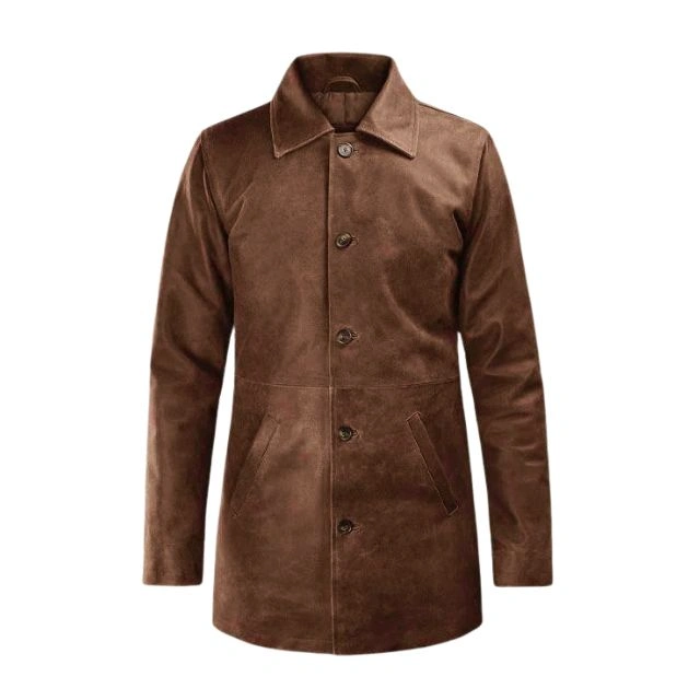 Abrigo de cuero genuino para hombre de Dean Winchester de la serie Supernatural - Imagen 2